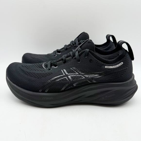 Asics Women Gel-Nimbus 26 Running Sneaker US 10.5 Wide Black Athletic NIB - Picture 9 of 13